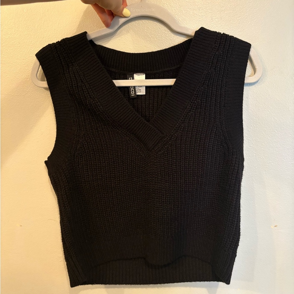 H&M Black Knit Tank Top